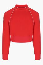 TRACK JACKET WITH FLAT KNIT