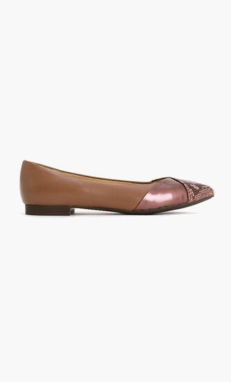 Rhosyn Leather Flats
