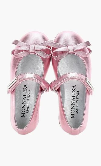 Mary Jane Metallic Flat Shoes