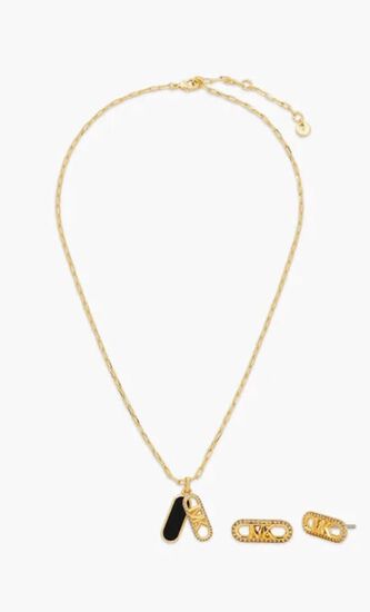 PREMIUN PENDANT NECKLACE AND STUD EARRING SET