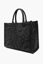 LARGE TOTE EMBROIDERY JACQUARD BAROCCO+CALF
