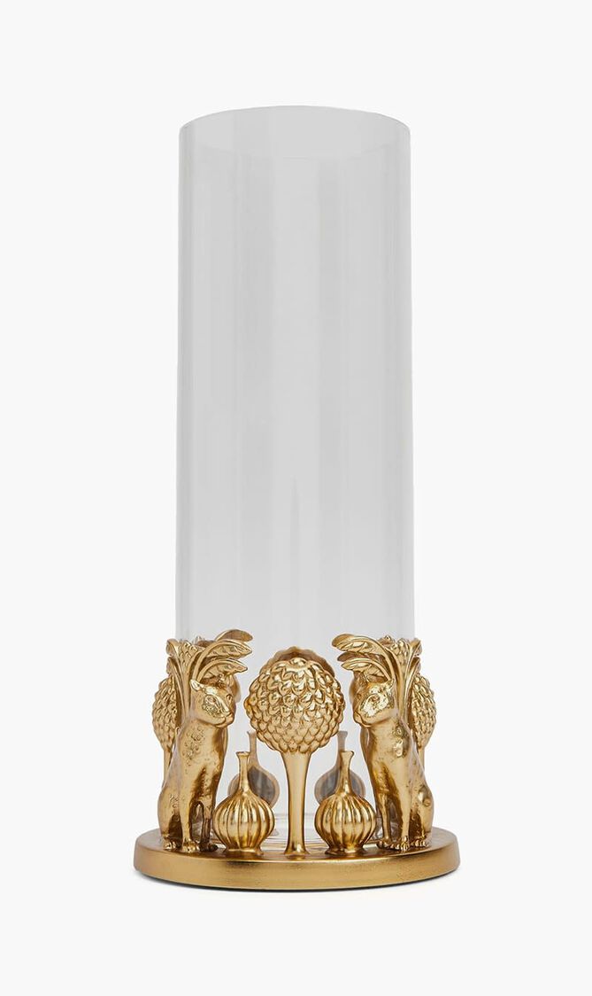 Leopard & The Lake Vase Small Gold