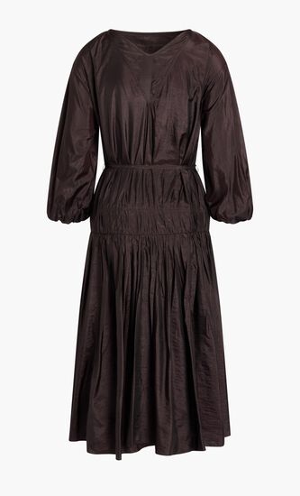 Boat Neck Midi Dress