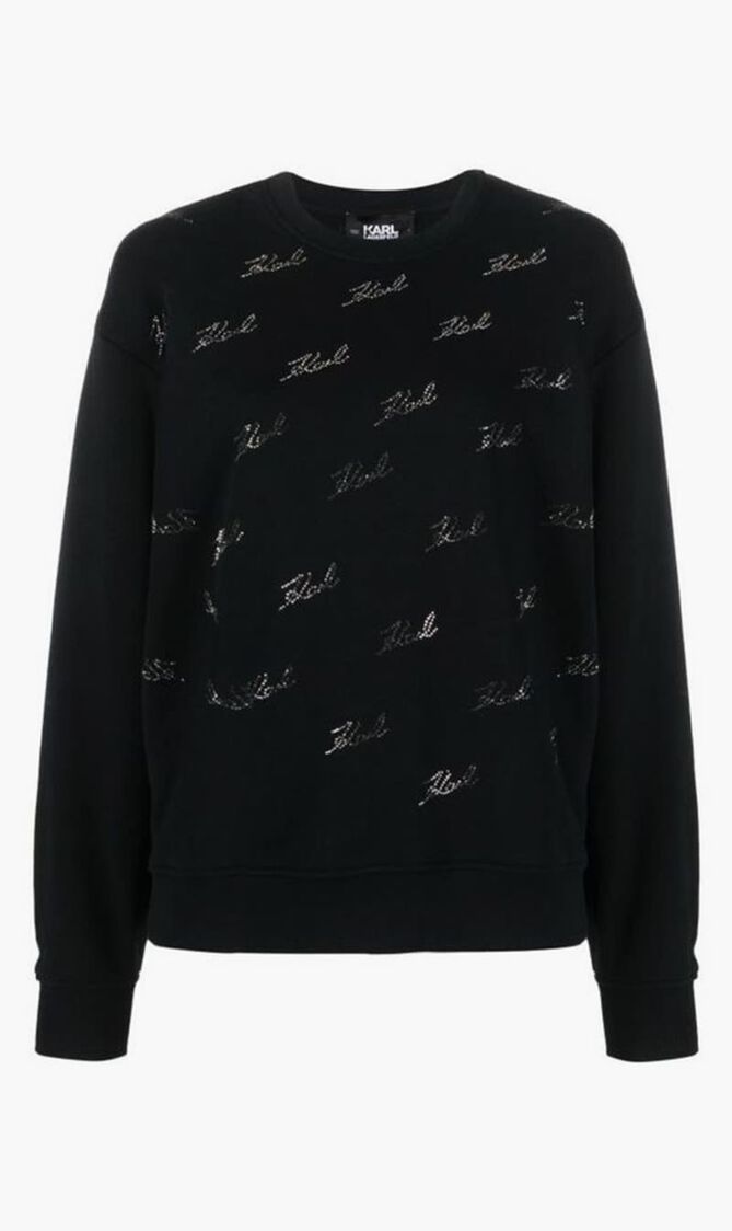 RHINESTONE KARL SWEATSHIRT