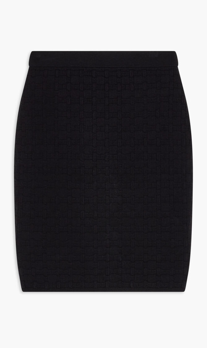 TEXTURED CLASSIC KNIT SKIRT