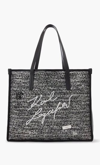 K Style Boucle Tote Bag
