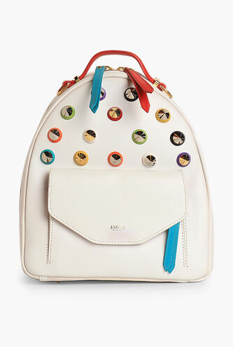 Leather Studded Backpack