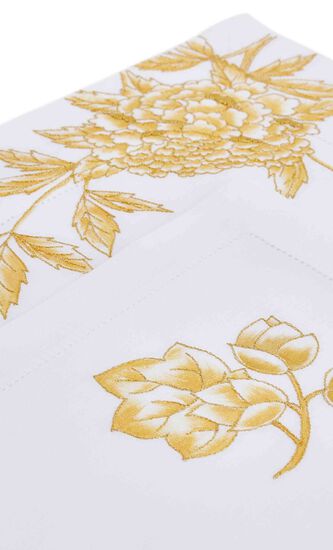 AHT WALLPAPER SET OF 4 PLACEMATS 36X45CM & NAPKINS 51CM 100% LINEN