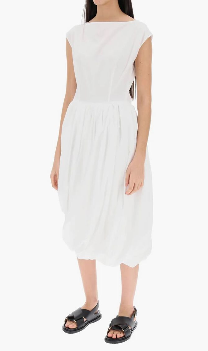 Cotton Midi Dress