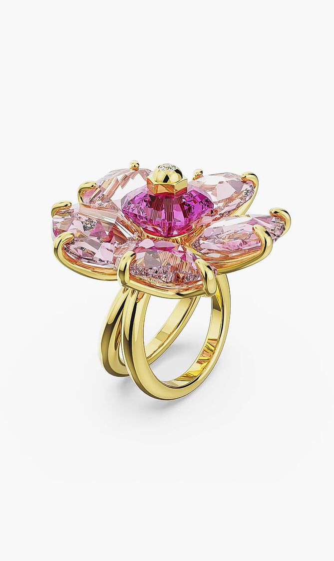 SJC FLORERE RING DOUBLE SHANK PINK/GOS 55 MM