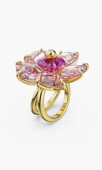 SJC FLORERE RING DOUBLE SHANK PINK/GOS 55 MM