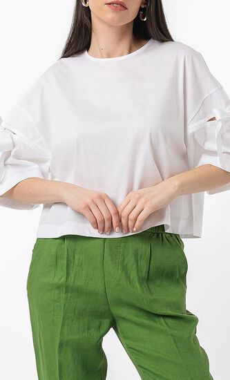 Bow Sleeves Top