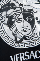 SWEATSHIRT TESSUTO FELPA GARZATA CON RICAMO MEDUSA A TRE FILI