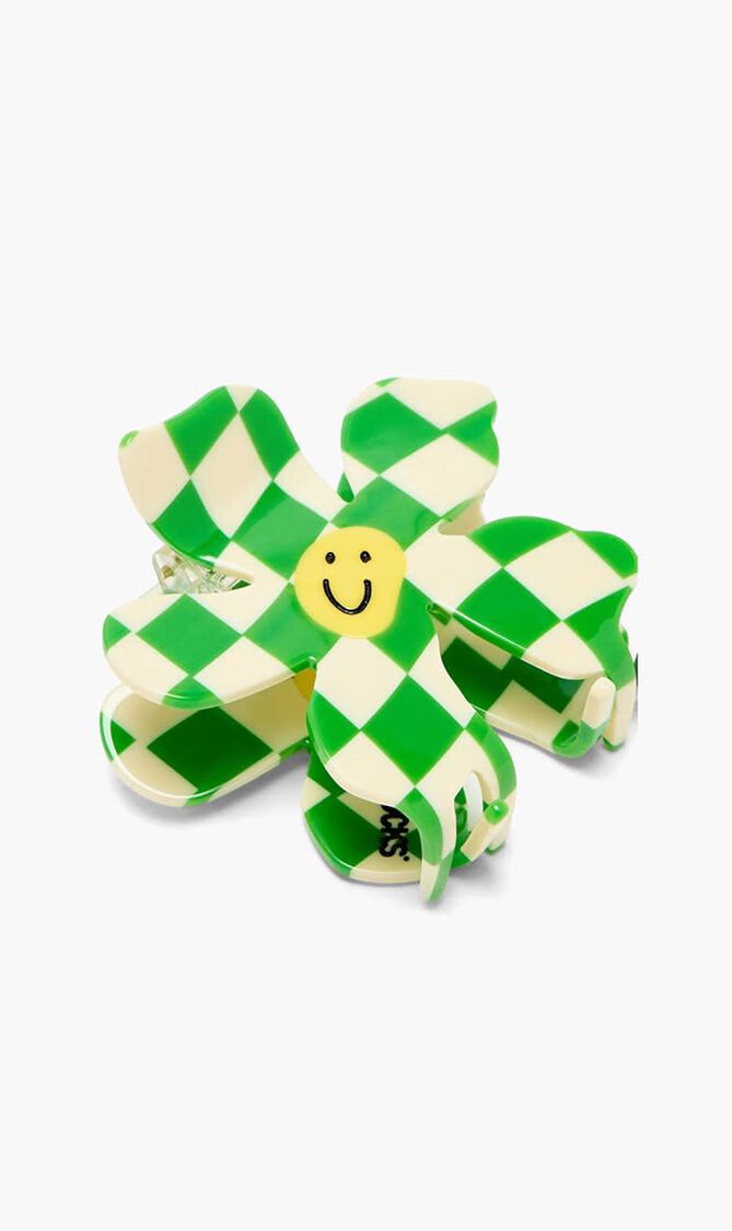 EMS ACCESORIES HAIR CLAWS DAISY GREEN