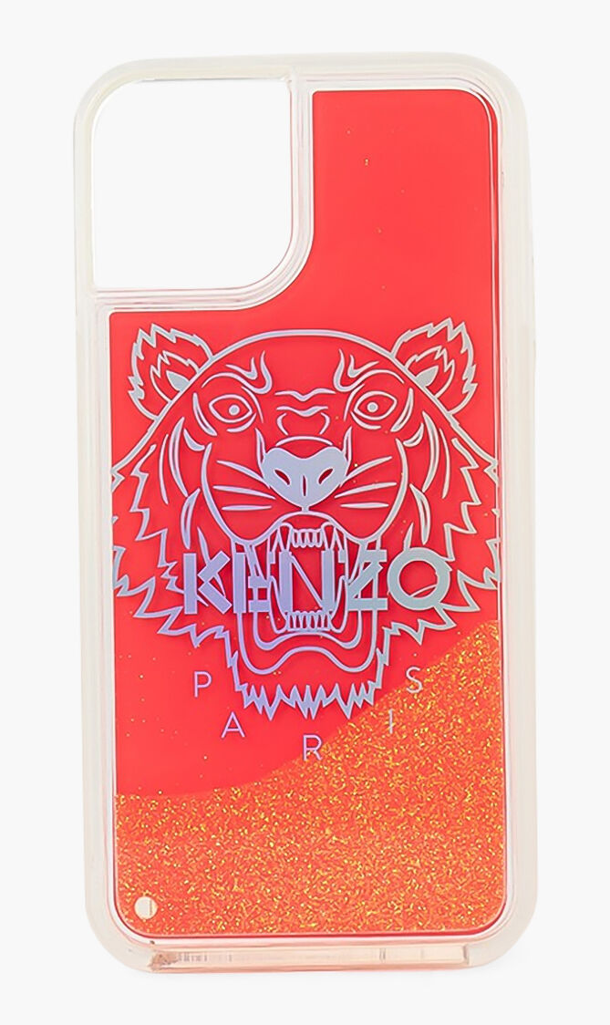 Tiger Head Liquid Glitter iPhone 11 Pro Case