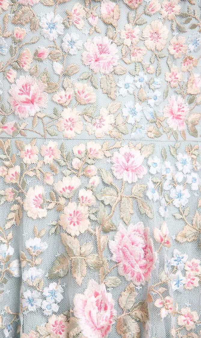 Antoinettes Floral Off Shoulder Ballerina Dress