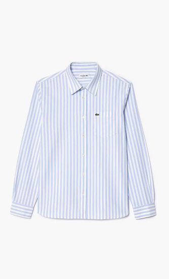 Regular Fit Striped Oxford Cotton Shirt