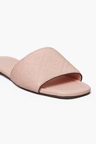 T MONOGRAM EMBOSSED SLIDE