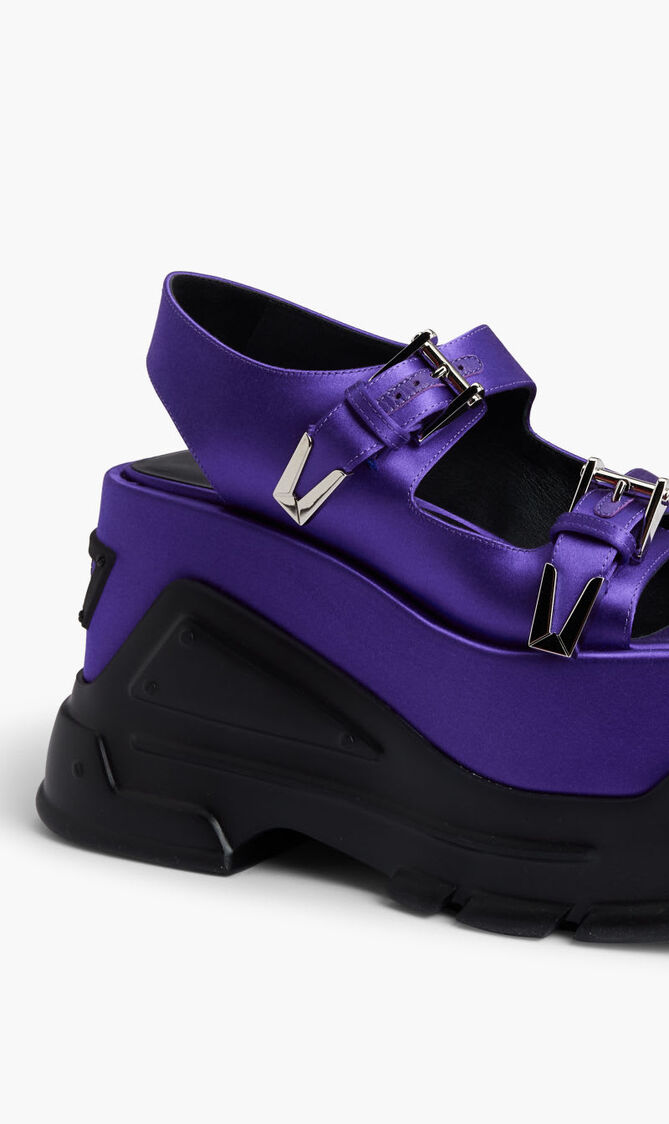 PLAIN DOUBLE PLATFORM SANDAL