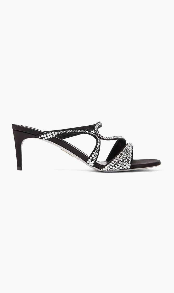 Lace Pointed Toe Kitten Heel
