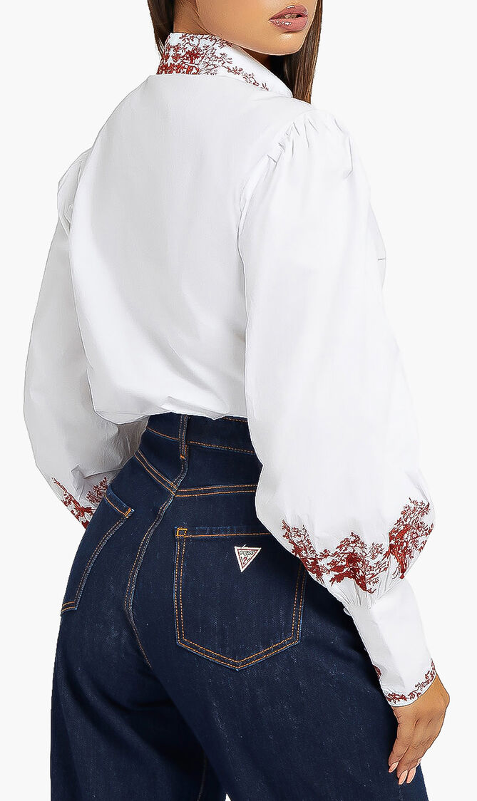 Embroidered Ravin Top