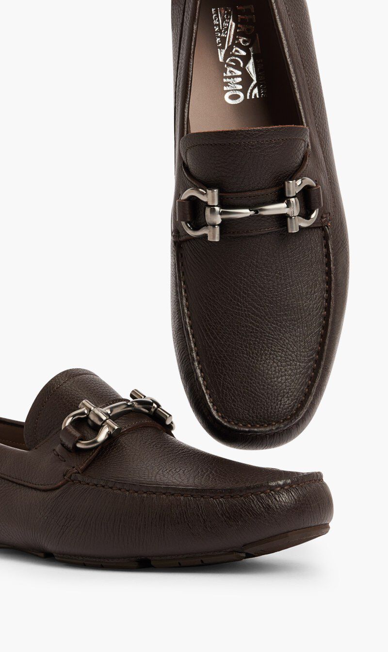 Buy SALVATORE FERRAGAMO Gancini Driver Loafers for SAR 1565.00 The Deal Outlet