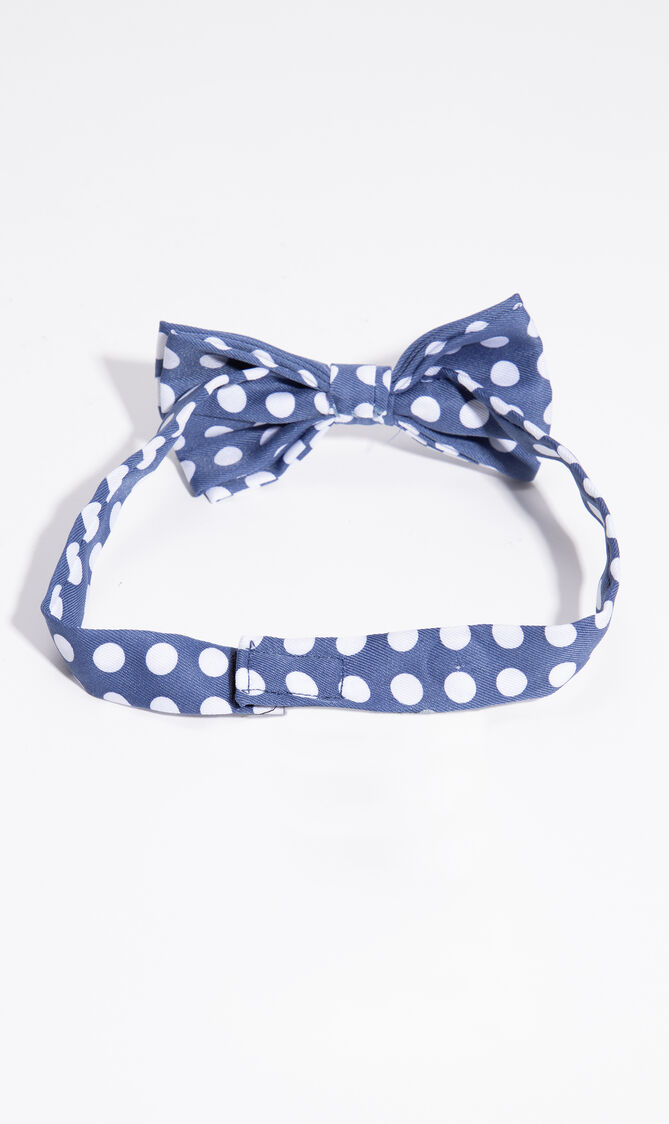 White Dots Bow Tie