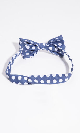 White Dots Bow Tie