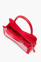 Bow Shape Crystalized Mini Handbag