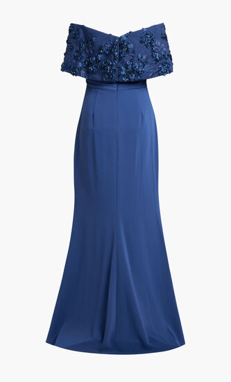 OFF SHOULDER CREPE