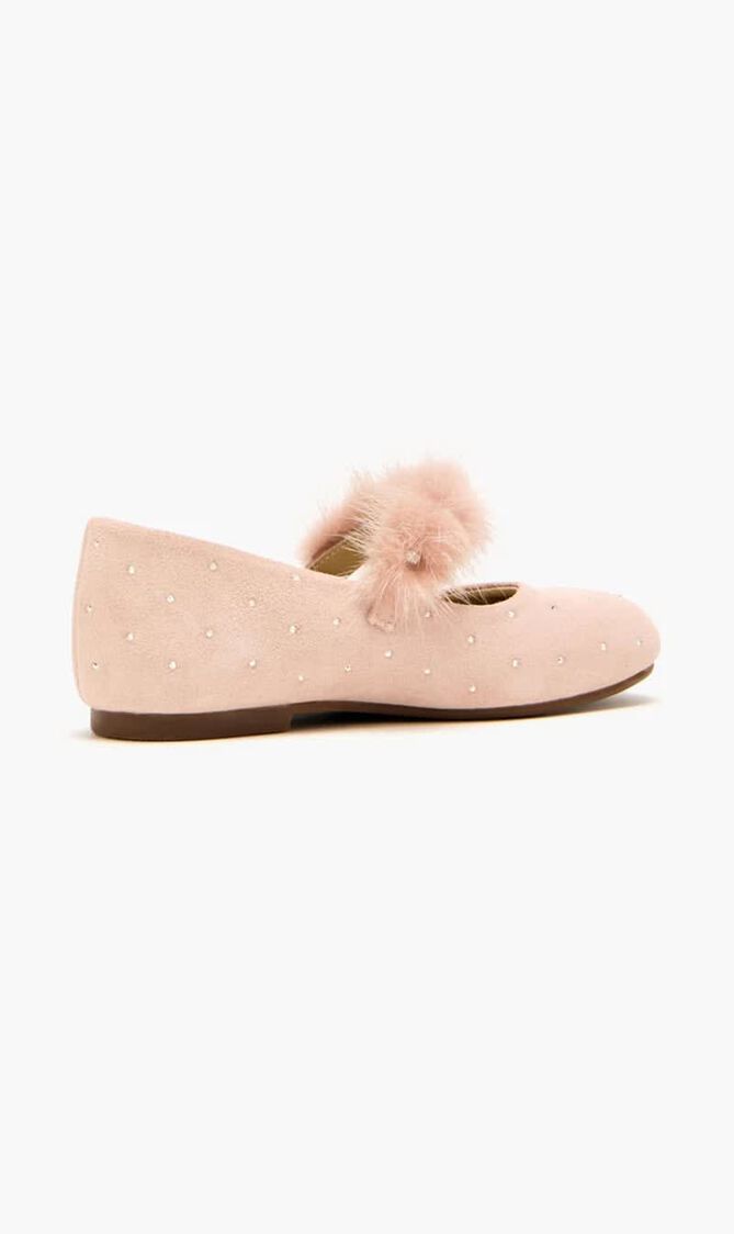 BABYWALKER Crystal-embellished ballerinas
