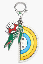 Lacoste x FriendsWithYou Coloured Metal Charm Keyring