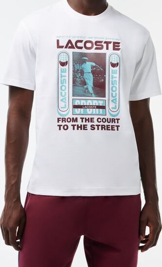 Relaxed Fit Rene Lacoste Print T-shirt