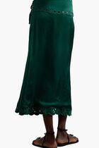 Floral Embroidered Skirt