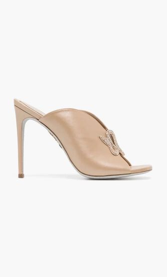 BEIGE LAMB SATINGSHADOW STRASS