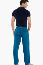 Solid Linen Drawstring Pants