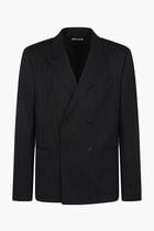 SHIBORI JACQ SLIM DB JKT BLACK NO COLOR