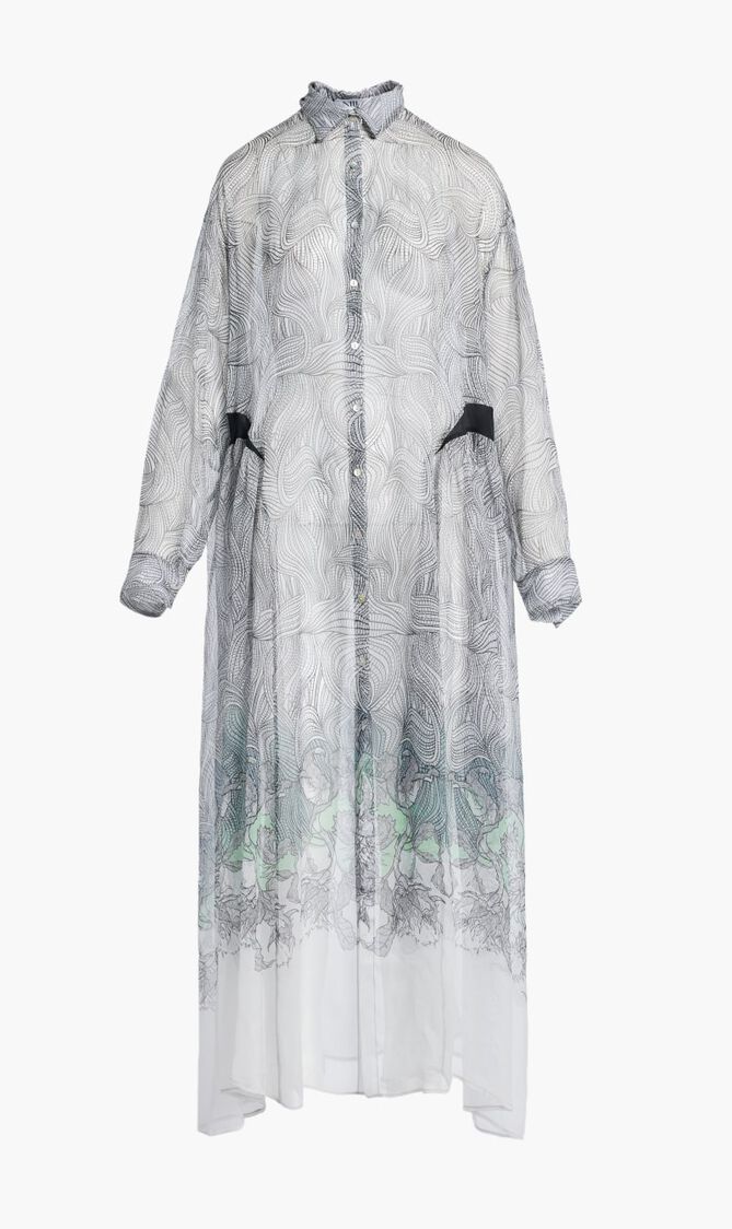 DRESS SHIRT CUTA SAND FLOWER