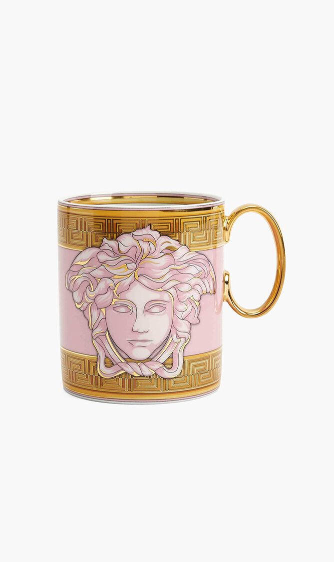 Pink Coin Mug with handle