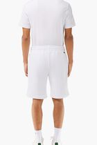 Embroidered Slogan Fleece Jogger Shorts Embroidered Slogan Fleece Jogger Shorts