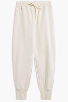PANTS HIGH TWISTED COTTON OUTSIDE WITH INSIDE CASHMERE TERRY