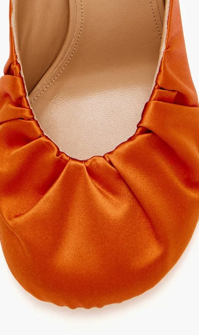 Heeled Satin Mules