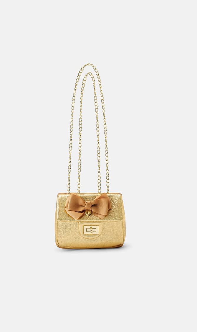 SKYLA METALLIC BAG GOLD