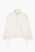 High Zipped Neck Oversized Popover Jacket