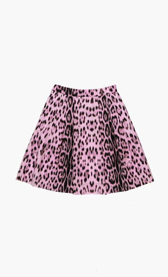 Printed Popeline Skirt