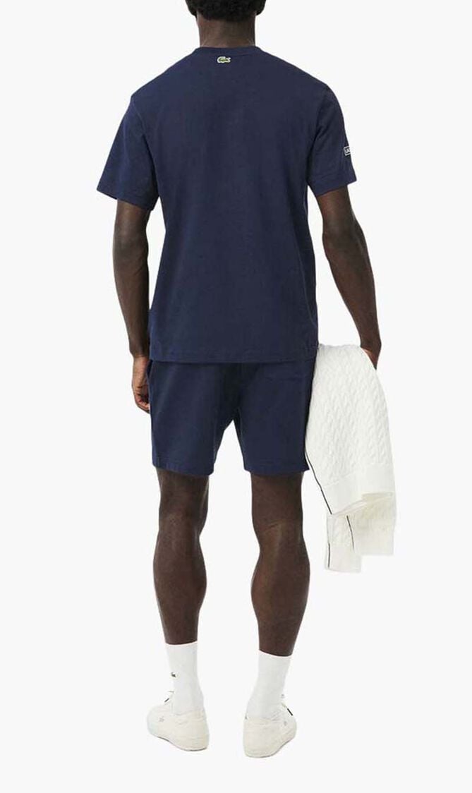 Regular Fit 3d Print Fleece Shorts