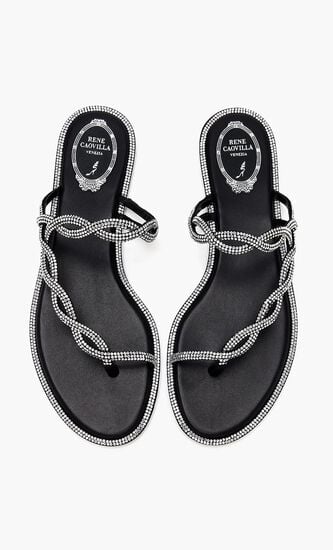 BLACK SATINCRYSTAL STRASS