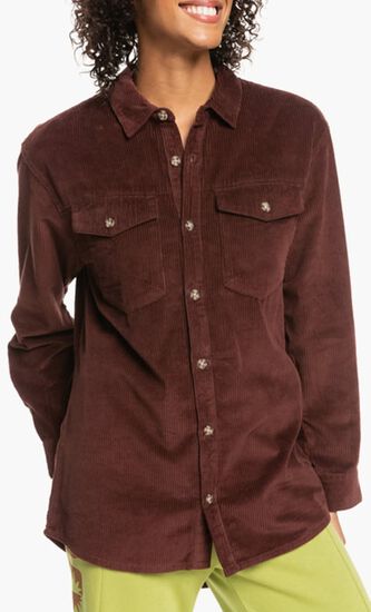 Corduroy Long Sleeve Shirt