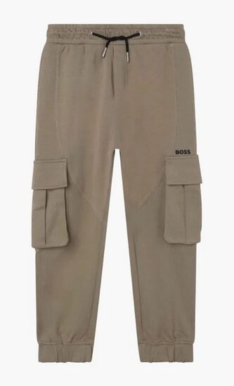 Pockets Drawstring Track Trousers