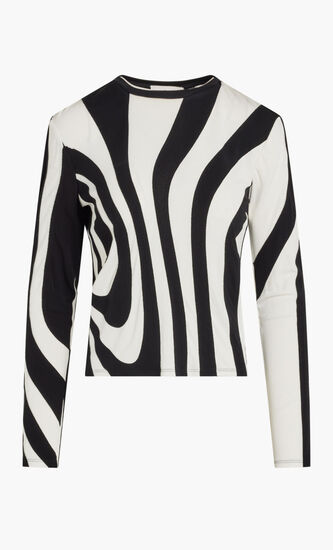 LONG-SLEEVE SLICK JERSEY TOP
